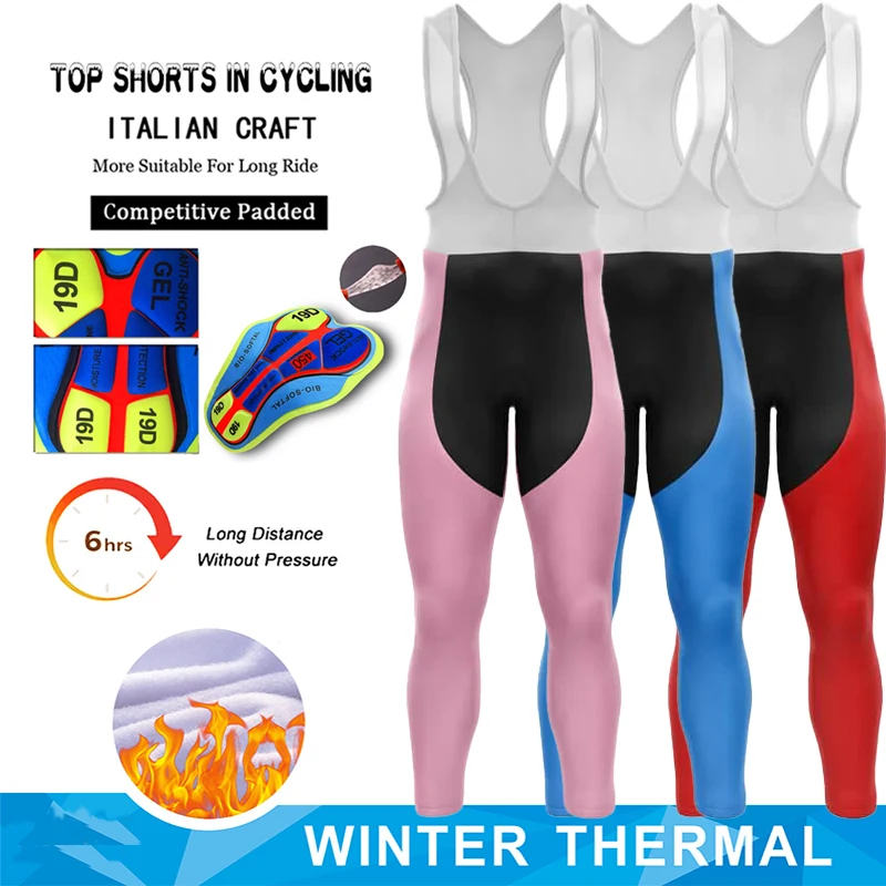 Men's Cycling Clothing 2025 Uniform Man Winter Thermal Fleece Professional Shirt Pants Gel Mtb Bib Clothes Jacket Tricuta Jumper