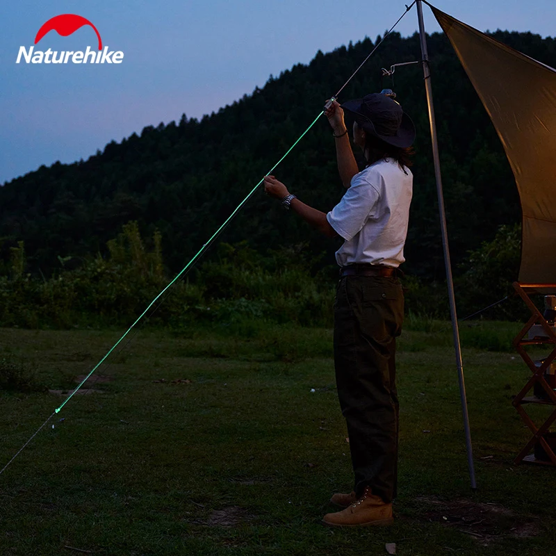 Naturehike Wind Rope Light Waterproof Lightwelight Ambiance Lights 39H Endurance Usb Charge Tent Lantren Outdoor Camping Lamp