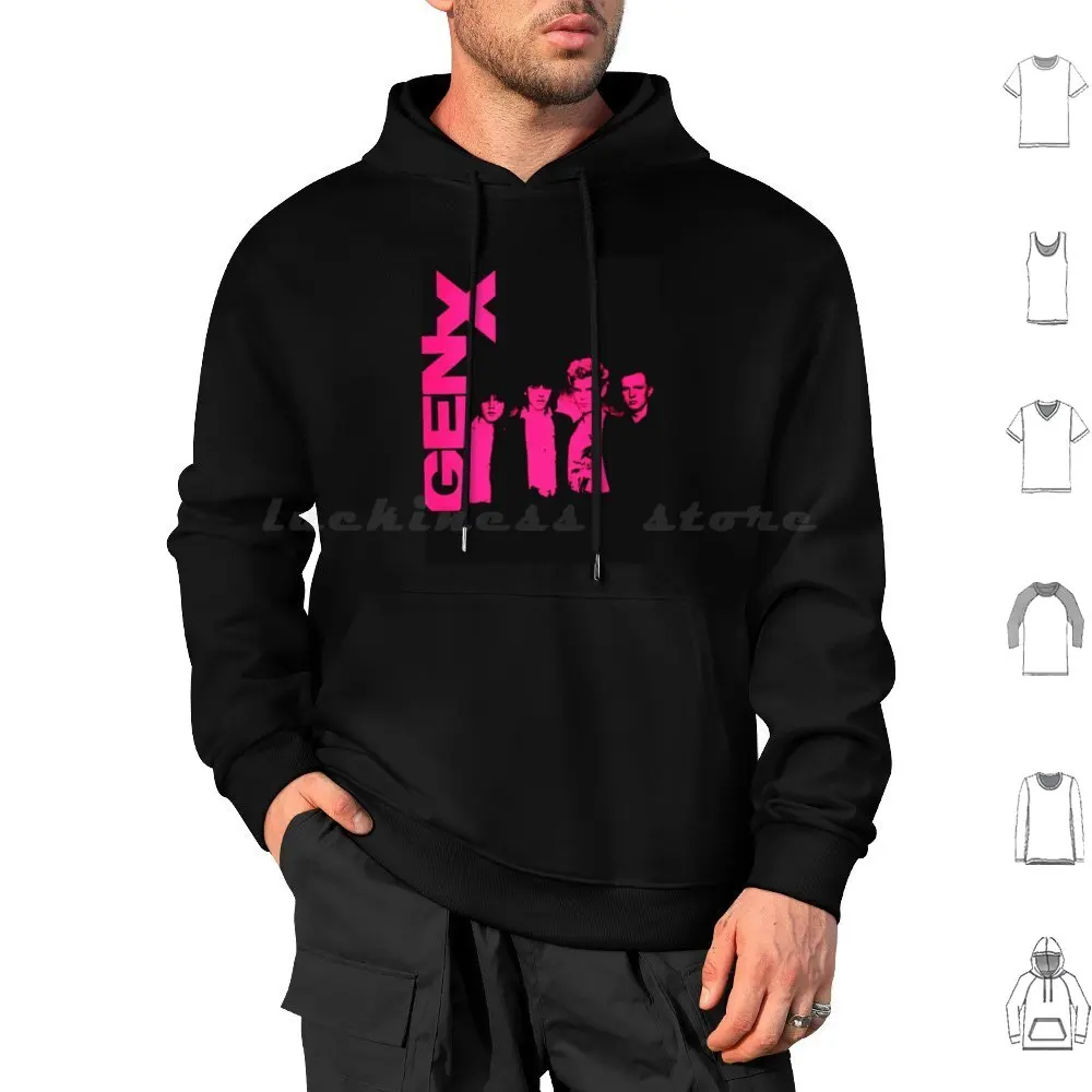 Gen X Vintage Logo Hoodies Long Sleeve Gen X