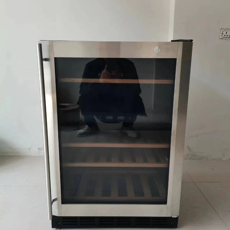 Double Temperature Wine Cabinet Constant Temperature and Humidity Household Preservation Ice Bar Wine Cigar Tea Cabinet