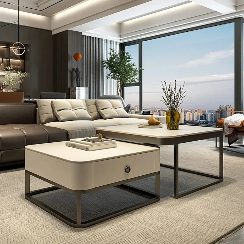 Stylish Modern Coffee Table Luxury Nordic Simple Trendy Elegant Home Decor Style Tafel Modern Salontafel Living Room Furniture