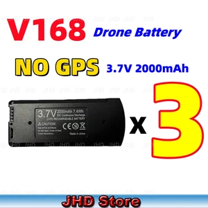 JHD Original V168 GPS -Batterie 7,4 V 3000mah V168 Drohne 3,7V 2000mAh für V168 Promax RC Qacopter V168 GPS -Batterie 12 Hauptverkaufsbatterie 3 7V 2000mah - №5