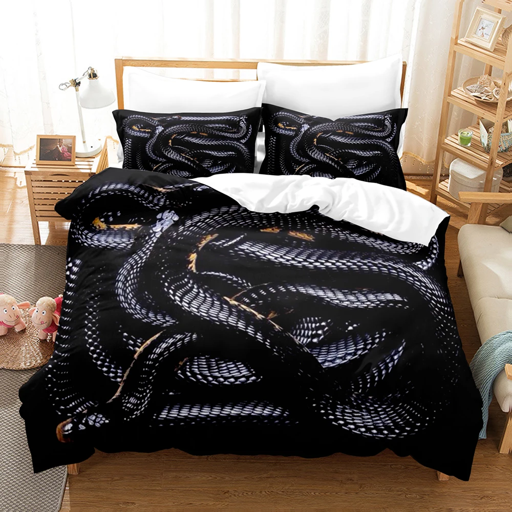

Yinuoda Floral Snake Bedding Set 3PCS Creative Design Home Bedroom Decoration