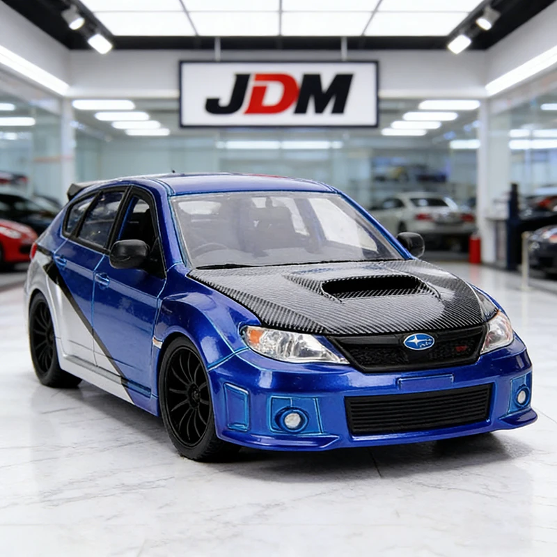 

1:24 Subaru Impreza WRX STI Alloy Car Diecasts & Toy Vehicles Car Model Miniature Scale Model Car Toys For Children