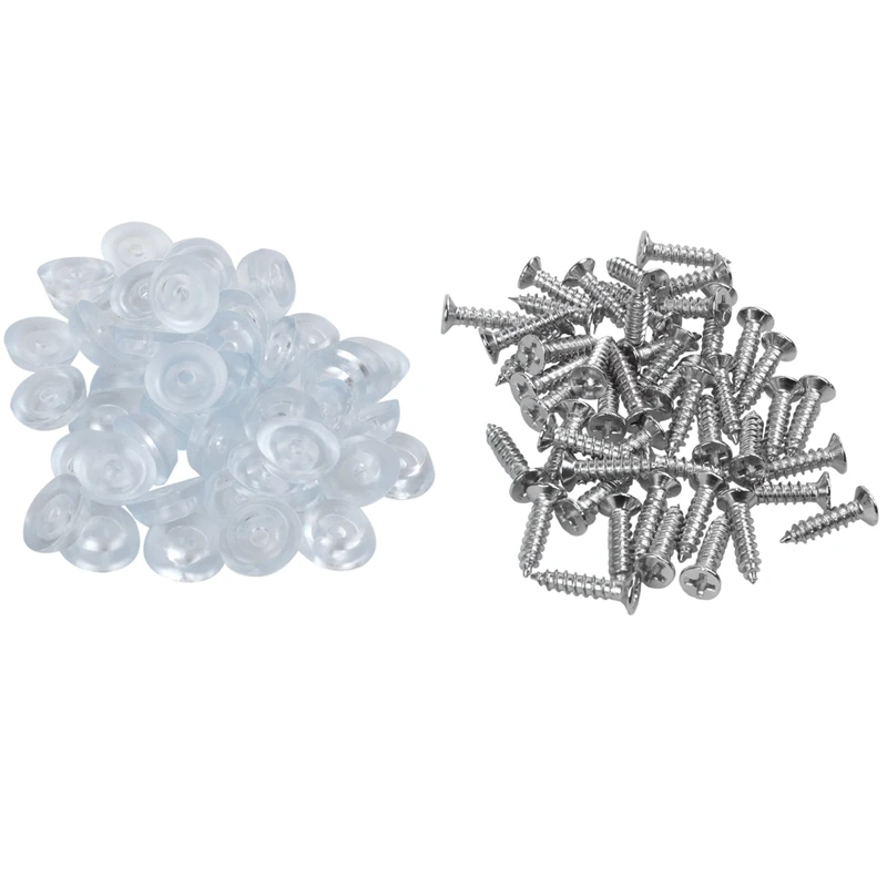 Protectores de patas para muebles, mesa y silla, goma acolchada de 17mm x 6mm, 50 piezas