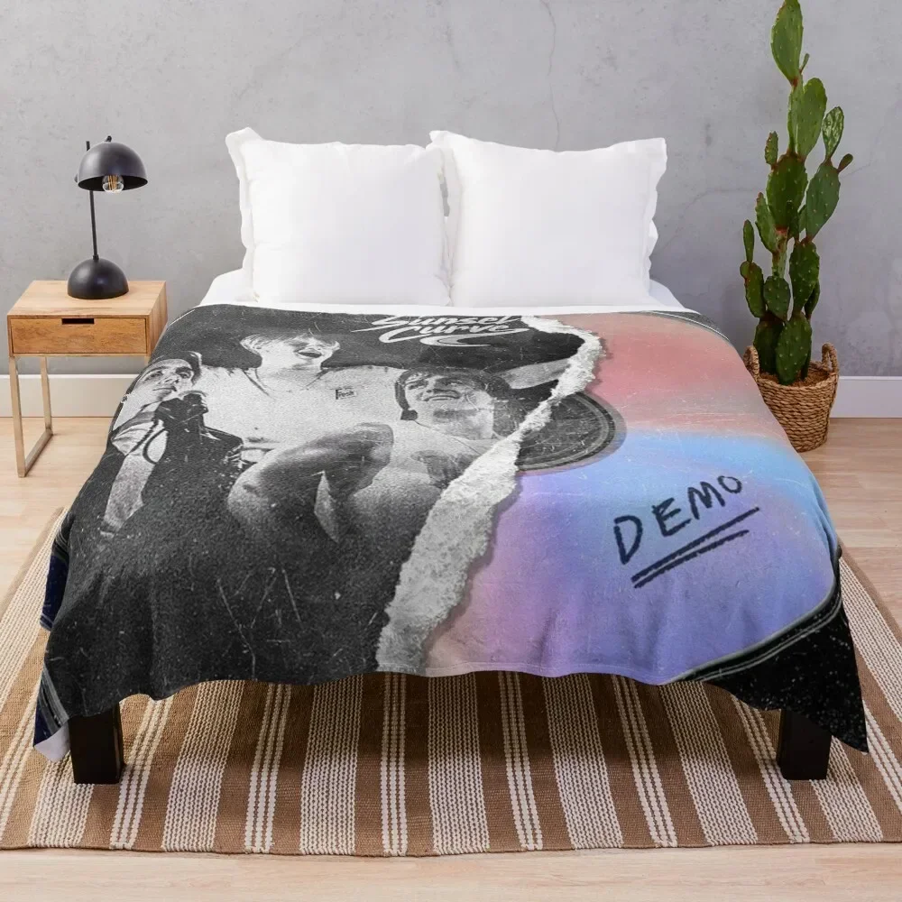 

Sunset Curve Demo Throw Blanket manga Decoratives Blankets