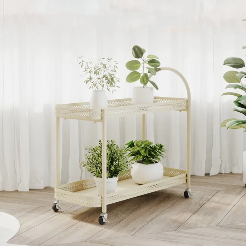 Balcony flower stand, shelf, living room floor-to-ceiling flower stand, flower pot bracket succulent wrought iron