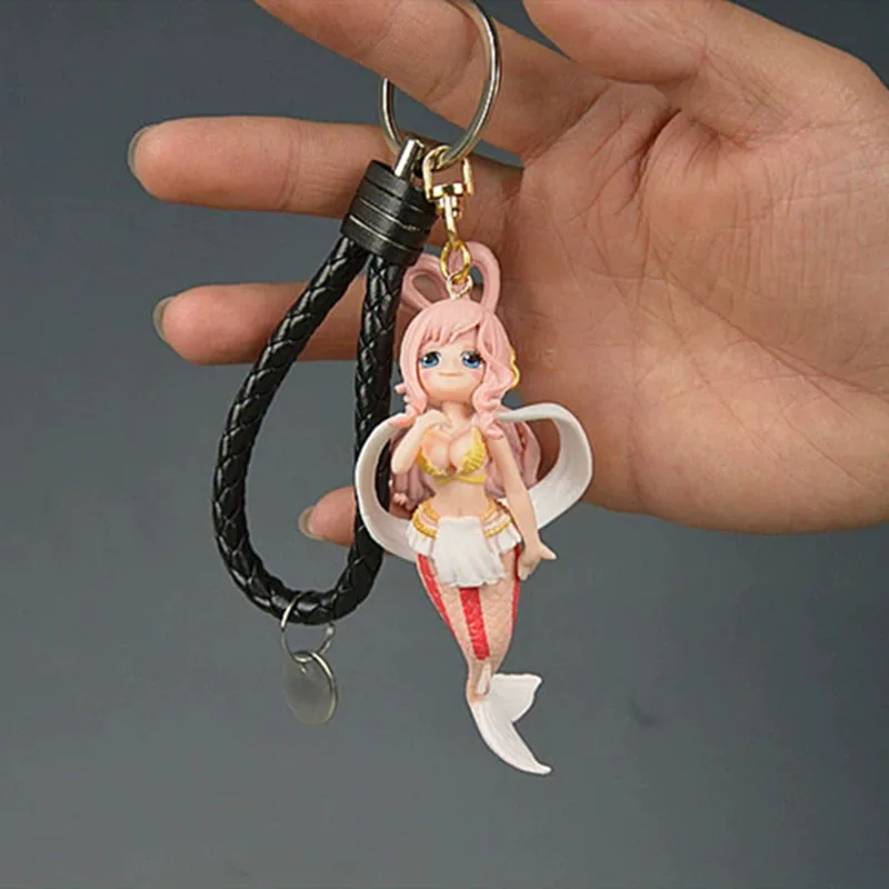 One Piece Figur Cartoon Schlüsselanhänger Monkey D Ruffy Cartoon Spielzeug Ornament Schlüsseltasche Roronoa Zoro Auto Schlüsselanhänger Kinder Geburtstagsgeschenke