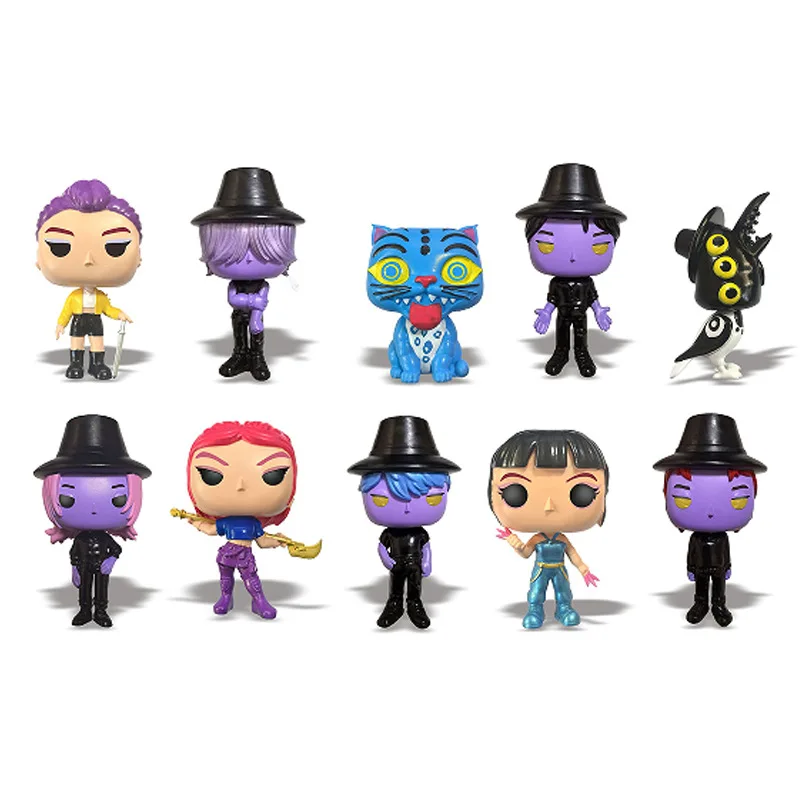 2026 Nuovo Kpop Devil Hunters Action Figure Toy Derpys Tiger Rumi Mira Zoey Sussy Gaza squadra degli uomini Figurine bambola per i fan regalo