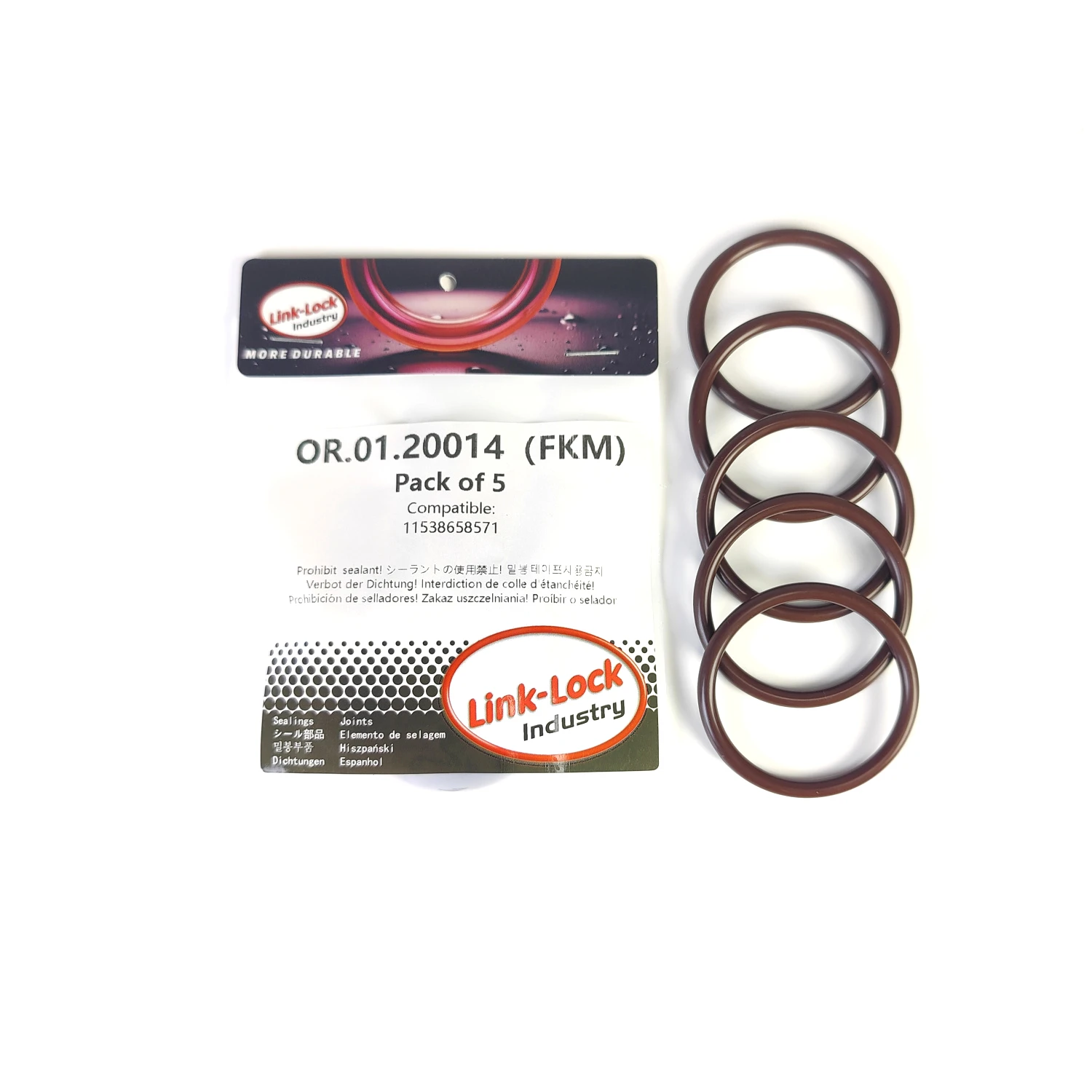 5PCS Fkm Viton OR.0…