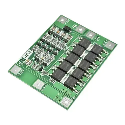 4S 40A Lithium-ion Battery Charger Protection Board 18650 26650 Drilling Motor BMS 16.8V-18.1V Enhancement/balance