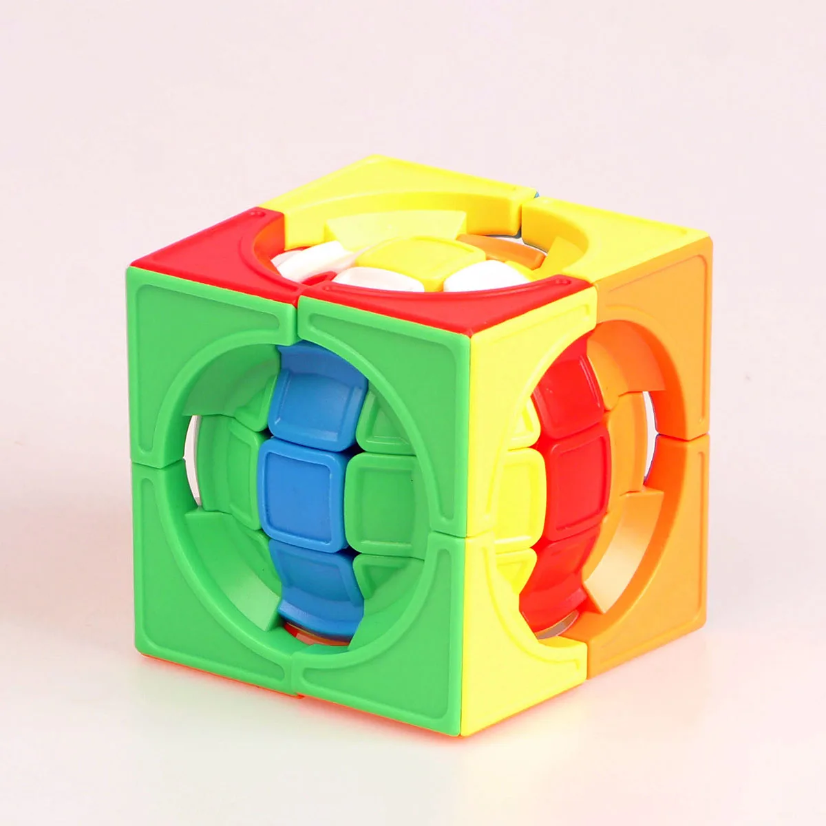 Magic Ball, Magic Cube Ball, Fun Stress Relief, Brain Boosting, Magic Ball Speed Game, Children's Color Blocking 3D Puzzle Toys