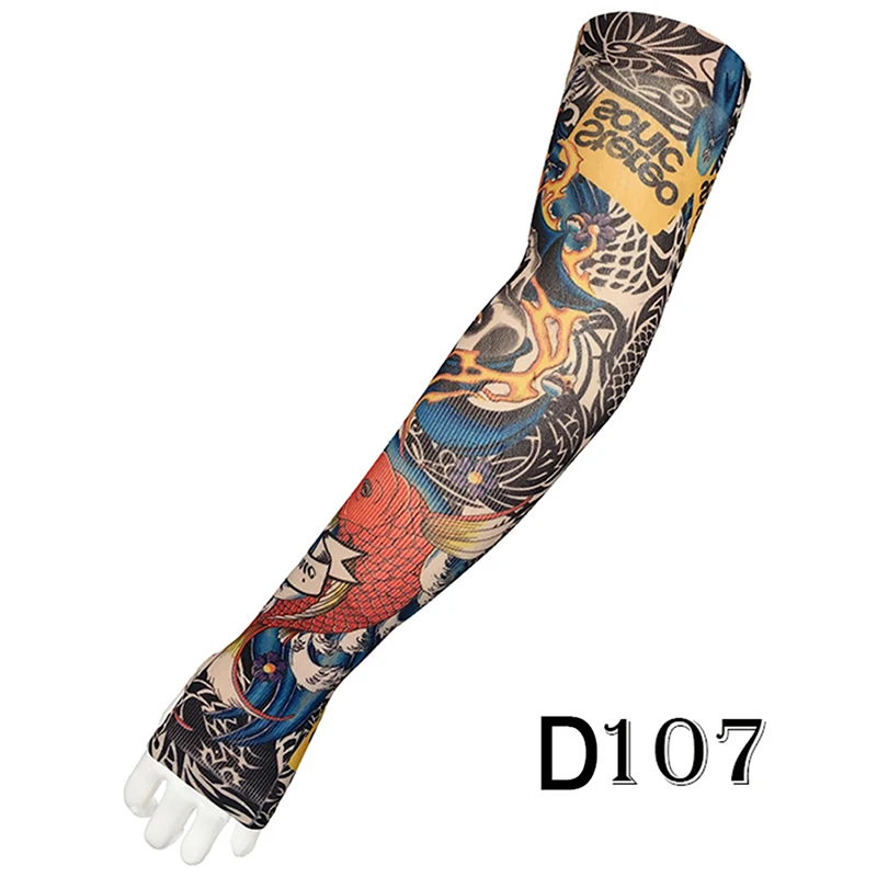 Mode Tattoo Ärmel Arm wärmer UV-Schutz Outdoor gefälschte Tattoo Arm Ärmel