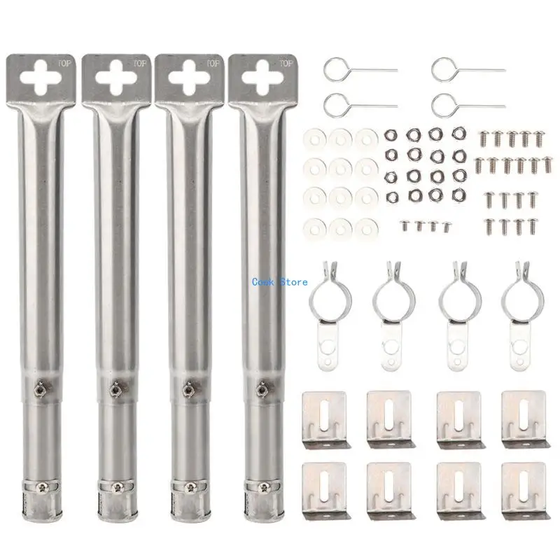 

11UE Grill for Burner Tube Pipe Grill Tube BBQ Replacement Spare for Household BBQ