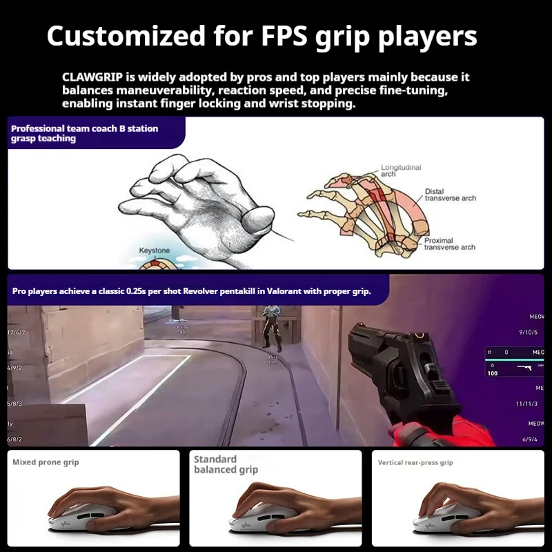 XIBERIA EX مزدوج 8K PAW3950 الاستشعار الشمال 52840 الرائد تحكم 0.125 مللي ثانية 8000 هرتز FPS للألعاب قوالب الرياضة الإلكترونية خفيفة الوزن