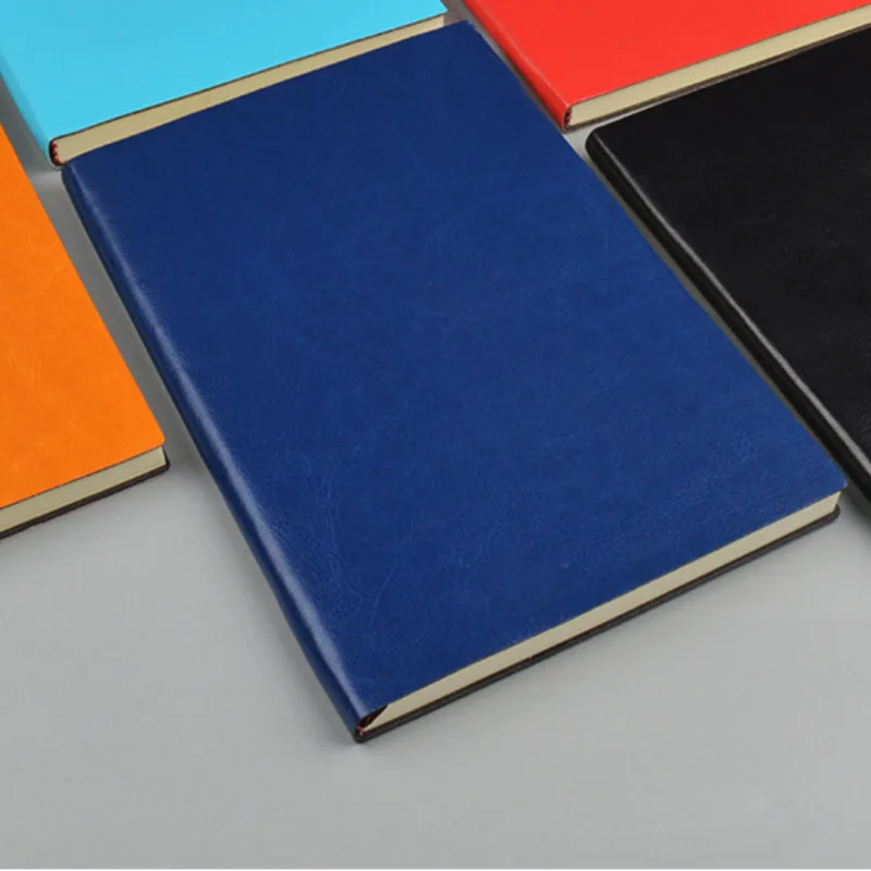 

Student PU Notebook A5 Soft Copy Book Student Stationery Office Business Notepad New 25K Solid Color Notebooks Business Gifts