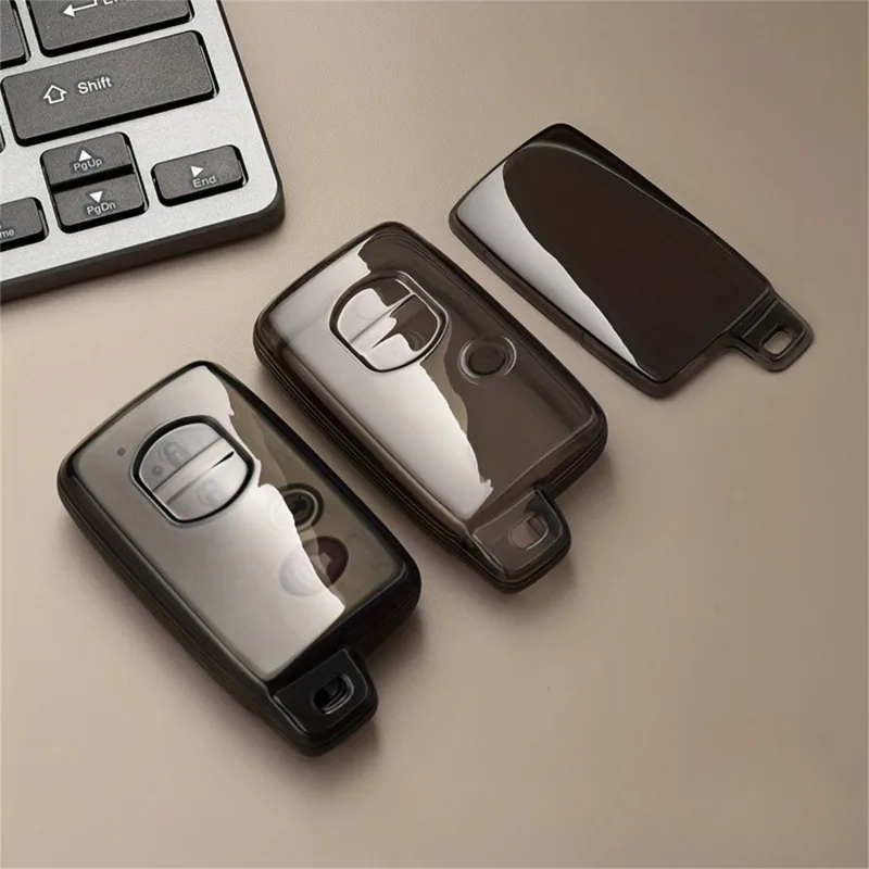 1 pcs Soft TPU Car Key Case, Fit for Toyota Aqua RAV4 Land Cruiser Camry Prado Corolla Prius 2013 2014 Keyless Auto Accessories