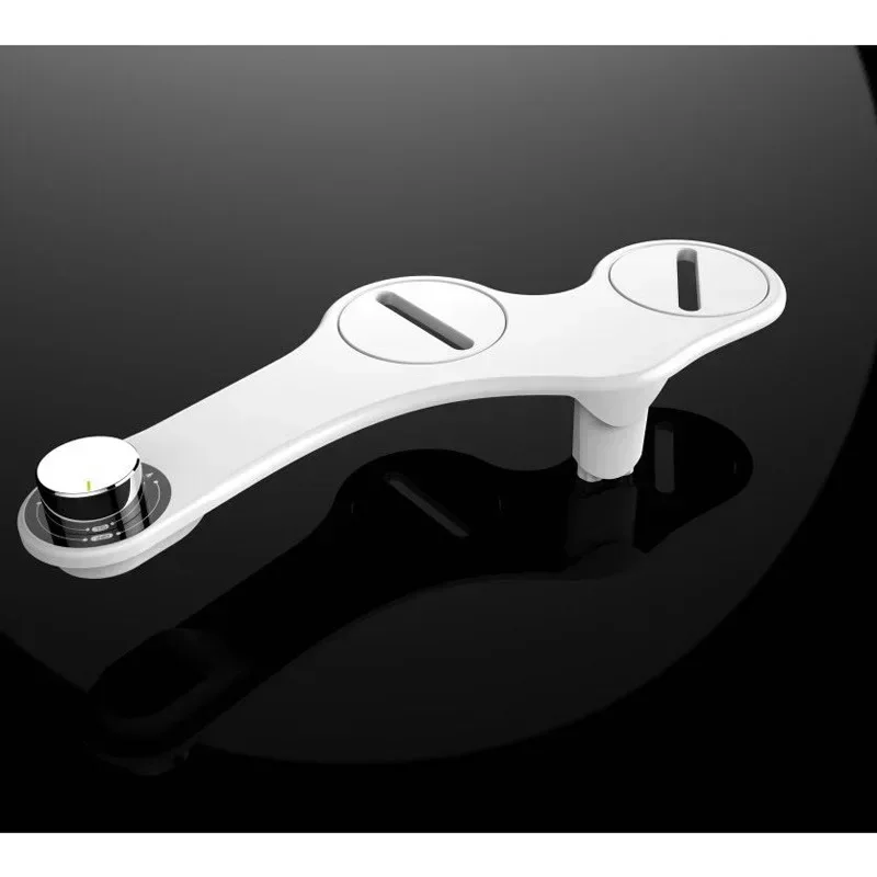 

Сиденье для унитаза для биде, новое легкое, ультратонкое, неэлектрическое, с двойной насадкой, регулируемое давление воды