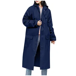 Hooded Waterproof Long Windproof Waterproof Raincoat Jacket