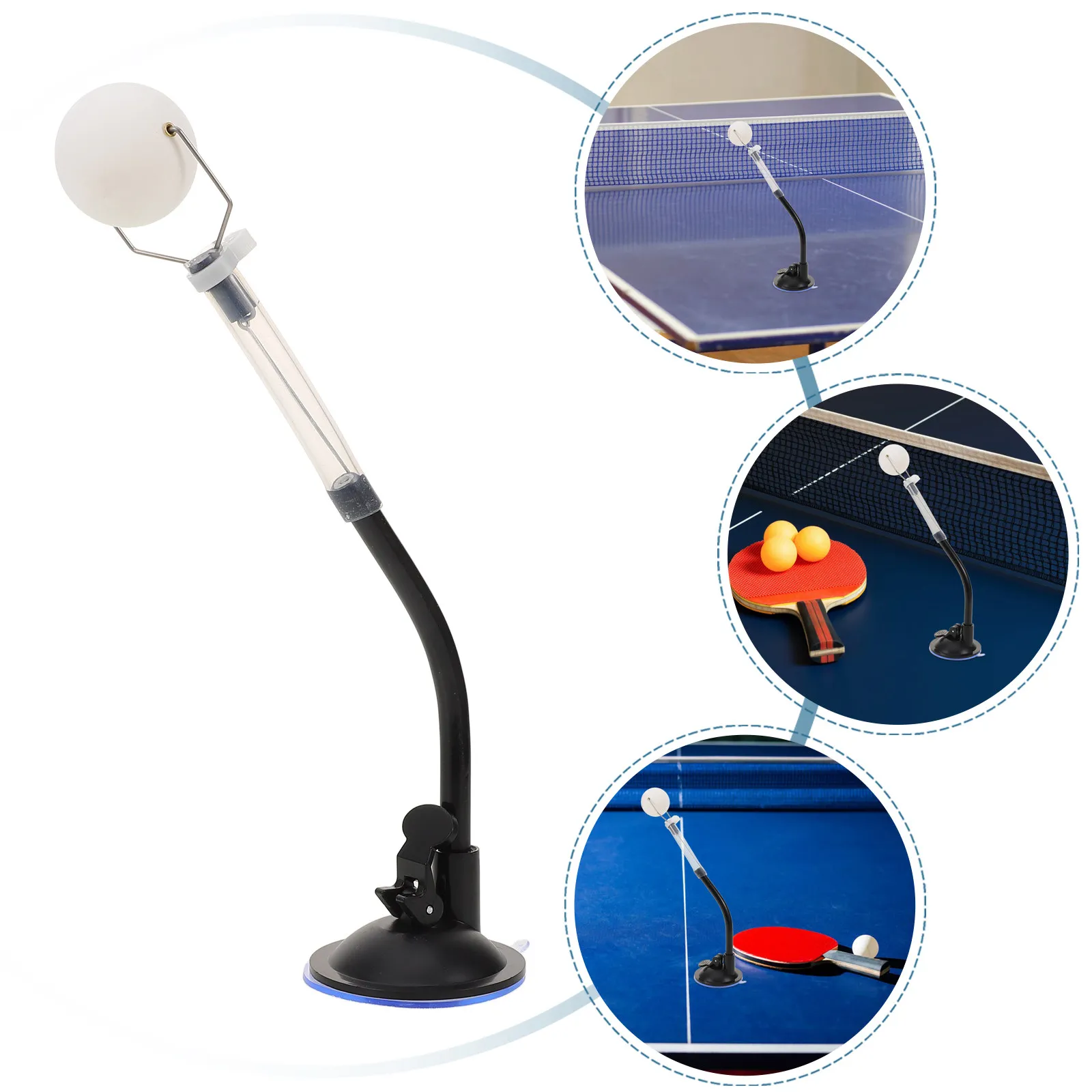 

Портативный тренажер для настольного тенниса, регулируемый эластичный ремень, тренировочное оборудование, машина для настольного тенниса