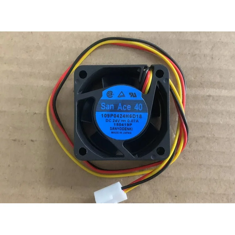 MY For San Ace 40 109P0424H6D18 24V 0.07A CNC machine board dedicated fan