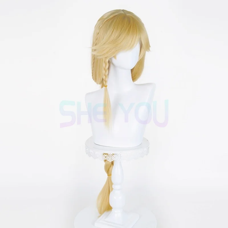 AJ Apple Jack Cosplay Perücke Goldene Perücke Cosplay Anime Hitzebeständige Synthetische Perücken für Halloween Karneval Party Kostüm