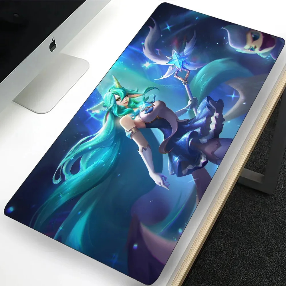 League of Legends Soraka Large Gaming Mouse Pad Computer Mousepad PC Gamer Laptop Mouse Mat XXL Office Keyboard Mat Desk Pad