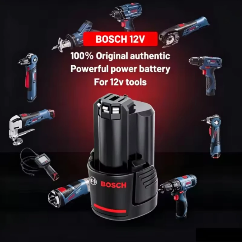 Original Authentic Bosch 12V 3.0Ah 12V Battery,High Capacity Lithium Battery,for BAT420 BAT411,for Bosch Professional 12V Tools