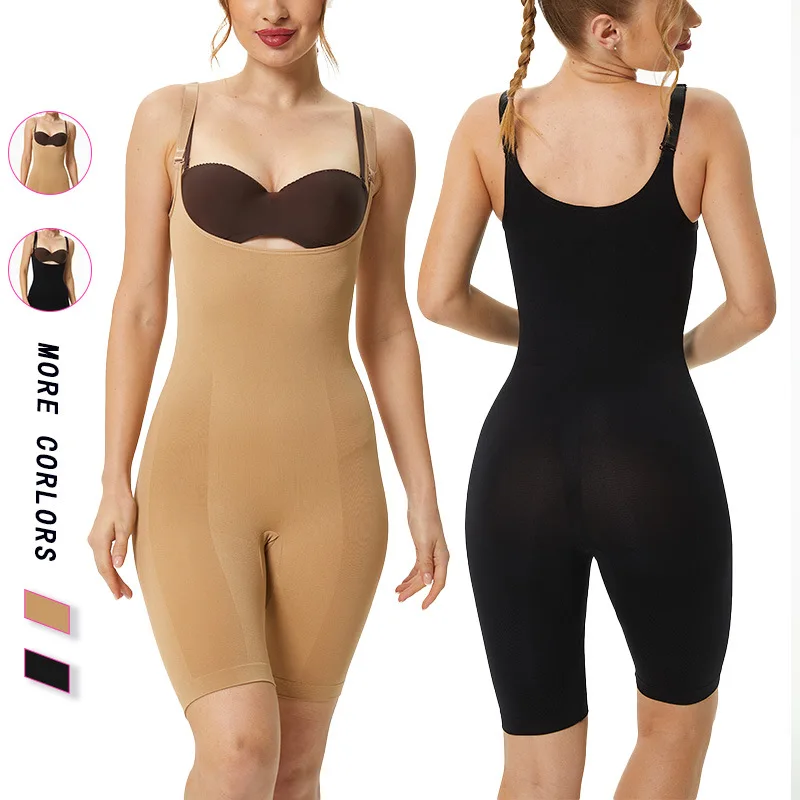 CPUTAN Seamless Shaped Flat Corner Pants Traceless High Elastic Jumpsuit Hip Butt Lifter Corset Slimming Waist Tight Pants