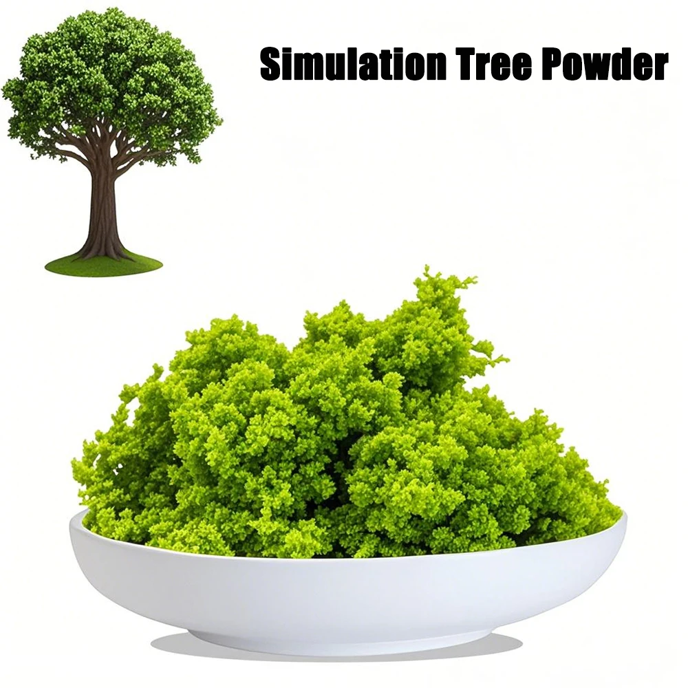 20G/Bag Simulation Tree Powder Model Sponge Grass Cluster Realistic Bushes Shrub DIY Plant Micro Landscape Materials Diorama Kit
