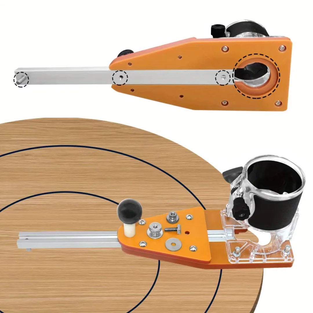 Router Circle Cutter Jig for Wood Router Milling/Slotting Small and Large Circles From 0.79inch Up 14.17inch Diamete