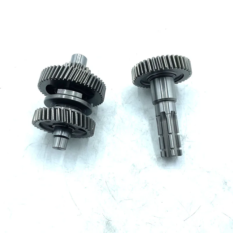 Middle Output Shaft and counter Gear Set For GY6 161QMK 163QMK Engine 150CC 200CC Hammerhead 150CC Go Kart Dune Buggy