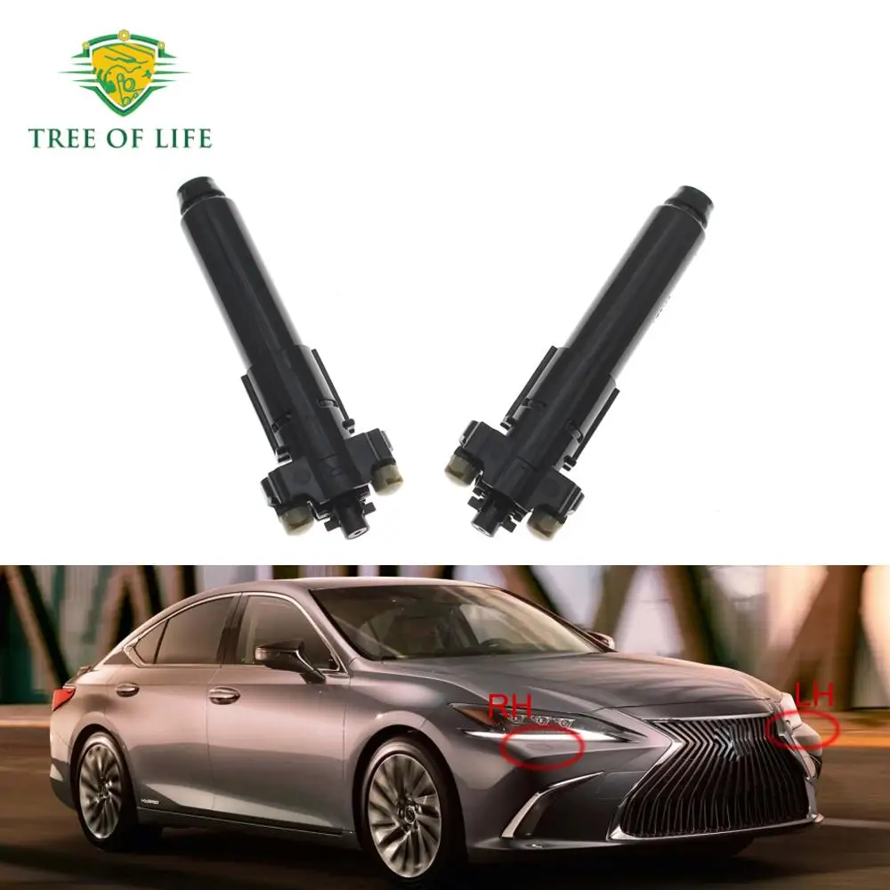 85208-33130 85207-33130 85208 33130 For Lexus ES VII 2018 2019 2020 2021 Front Headlight Washer Lift Cylinder Spray Nozzle Jet