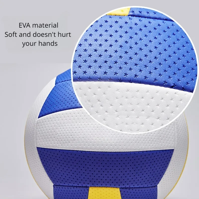 Soft Air Volleyball Beach PVC Machine Sewn Volleyball No.5 Special Ball For Student Competition Standard Volleyball Sports Balls