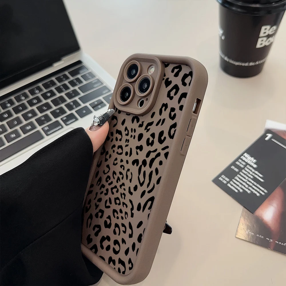 Case For Xiaomi Poco F6 F5 X6 X5 X3 M6 Pro New Stylish Leopard Print Phone Cover For Xiaomi Mi 13 12 11 Lite 5G 14 13T 12T Cases