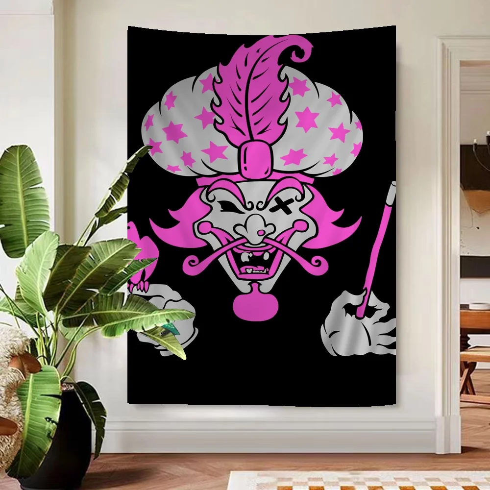 insane clown posse band Tapestry Anime Tapestry Hanging Tarot Hippie Wall Rugs Dorm Wall Hanging Sheets