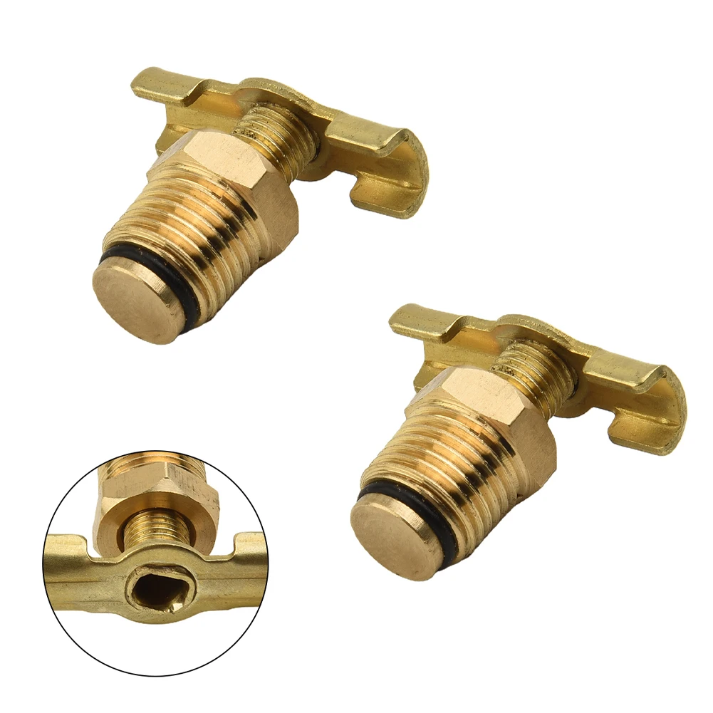 

1 Pc 1/4 Inch Air Compressor Tank From BS P Drain Valve/faucet/drain Cock With T-handle Brass Air Compressor Accessories Tools