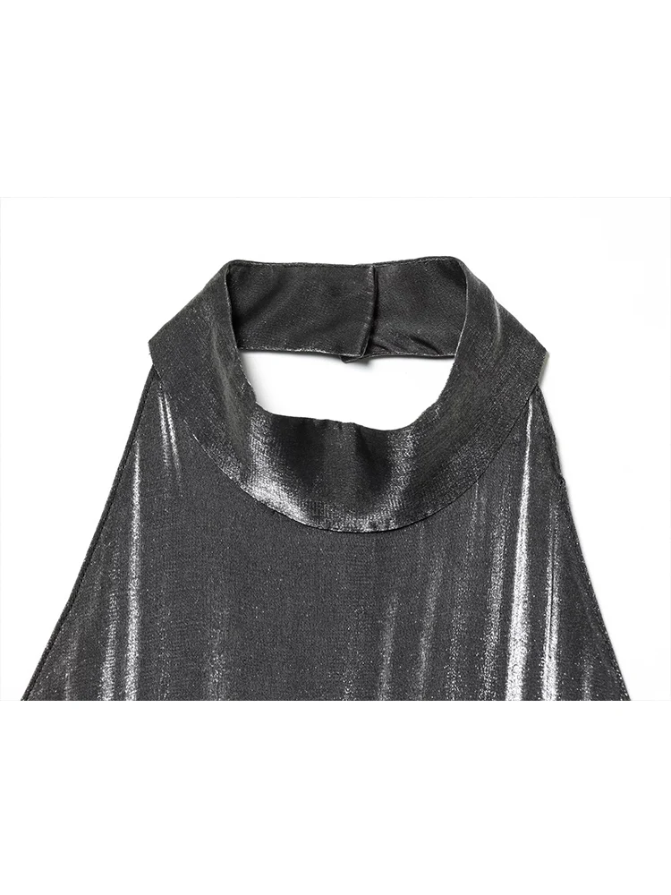 Women's New Jumpsuits Summer Sleeveless Fashion Halter Neck Sexy Backless Causual Wide Leg Jumpsuits Ladies Solid Streetwear