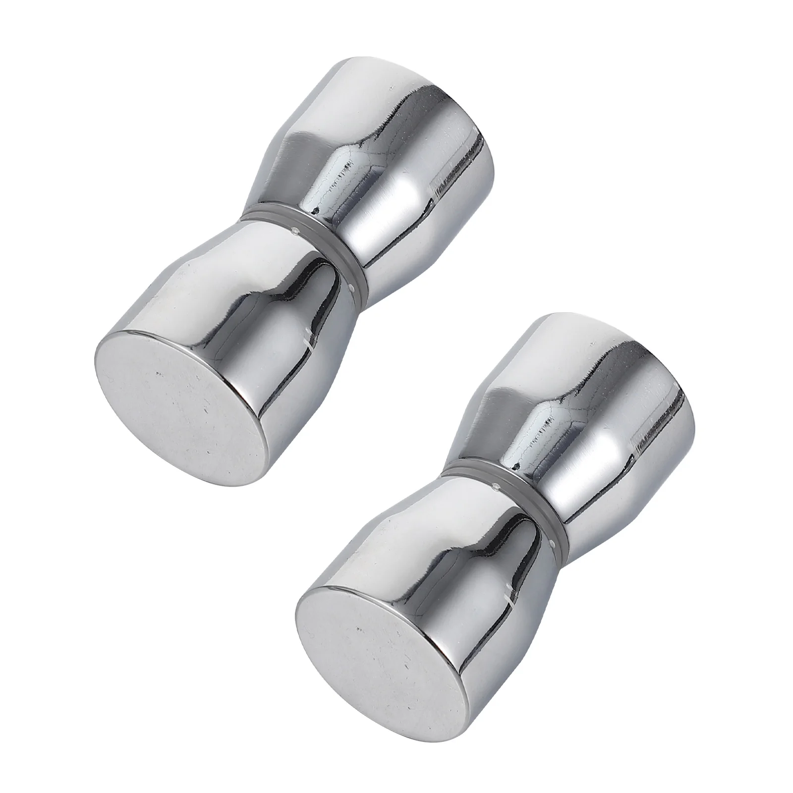 

Bathroom Glass Door Handle Zinc Alloy Double-Sided Knob Shower Door Accessories Suitable Kitchen Cabinets