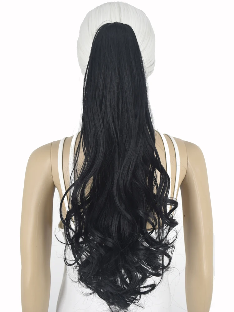 TOPREETY-Ondulado Garra Ponytail extensões do cabelo, resistente ao calor, cabelo sintético, 160g, CP-888