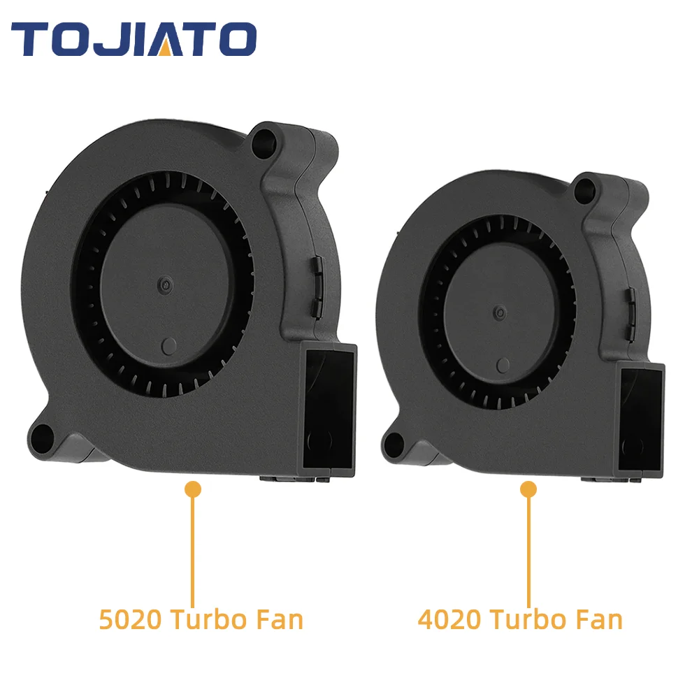 تيار مستمر فرش مروحة التبريد 2510/3010/4010/5010/5015/6015 مللي متر 12 فولت/24 فولت 2Pin دوبونت سلك الطرد المركزي توربو منفاخ لأجزاء الطابعة ثلاثية الأبعاد