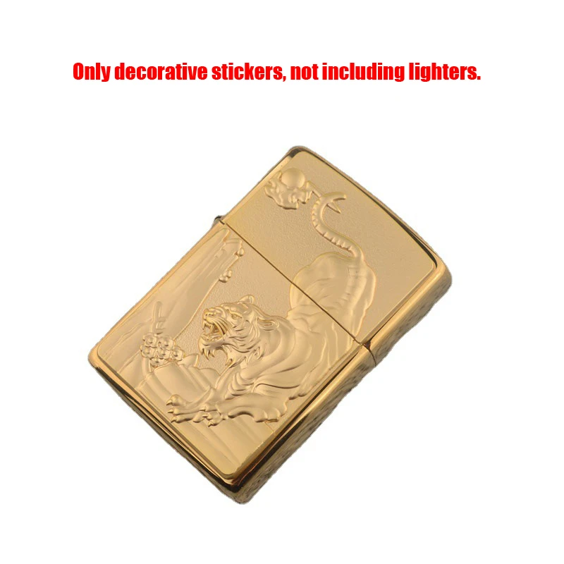 Tiger Pattern Lighter Shell Decorative Patch for ZIPPO images - 6