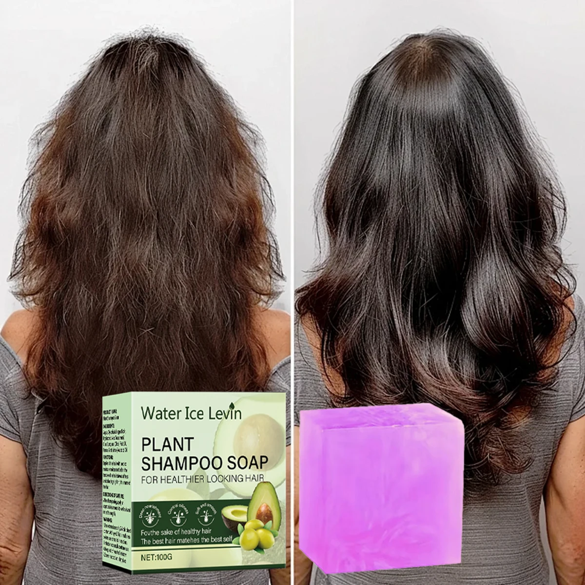 

Plant Shampoo Soap – Nourishes the Scalp, Promotes Growth, Soothes Itching, Strengthens Hair Gentle Daily Care Formula.