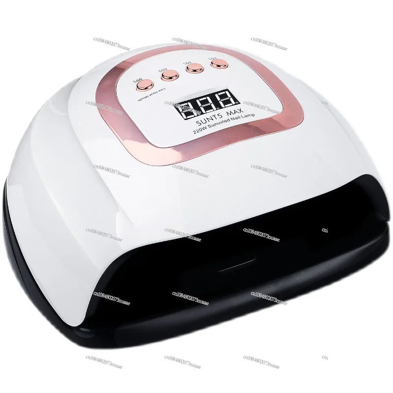 Nail Phototherapy Machine, 220W Quick-Drying, 57 Lamp Beads, Anti-Black Hand Drying