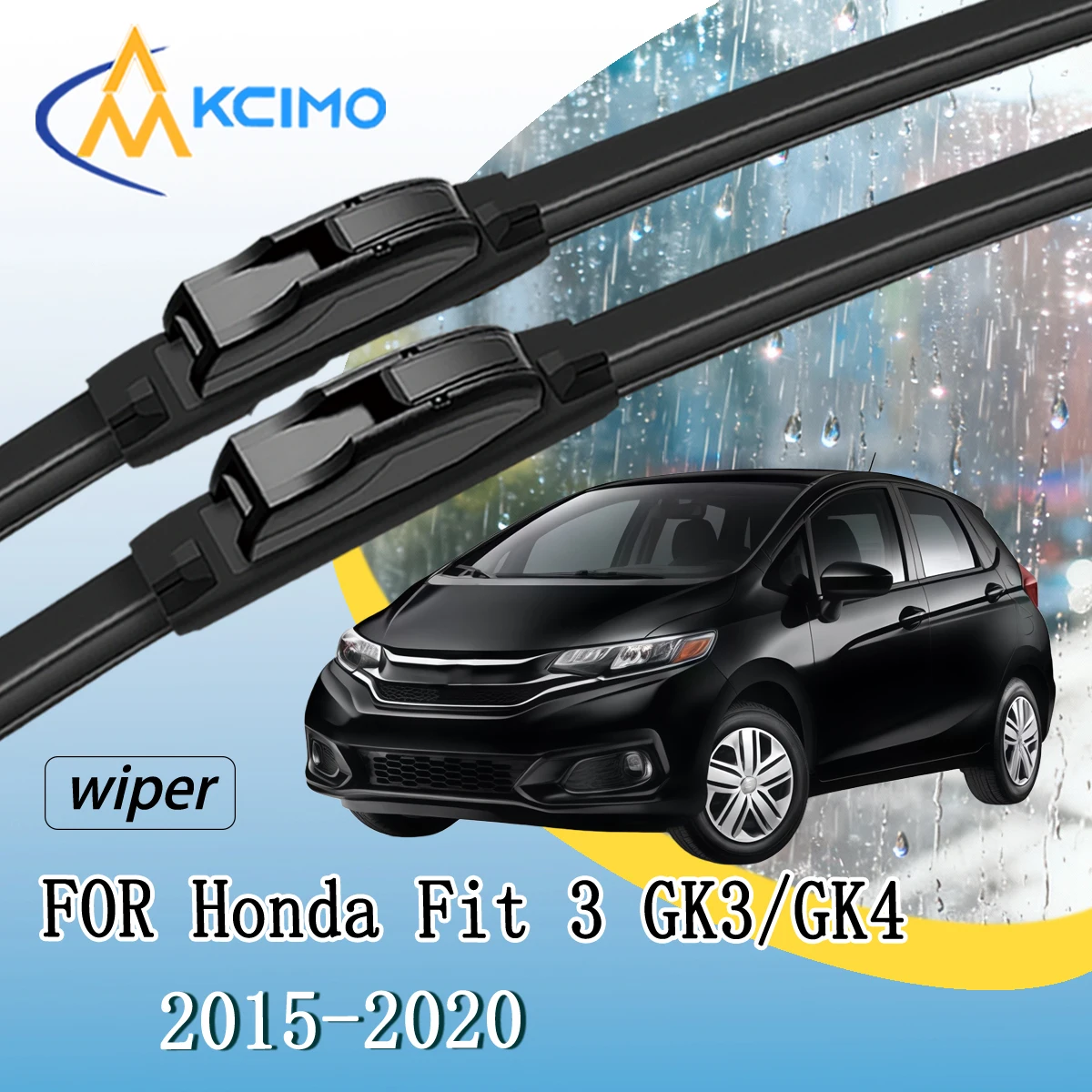 

Front Windshield Wiper Blades Pair/Set For Honda Fit 3 GK3/GK4/GK5/GK6/GK7/GH7/GP5/GP6 2015-2020 All-Season Durable Wipers