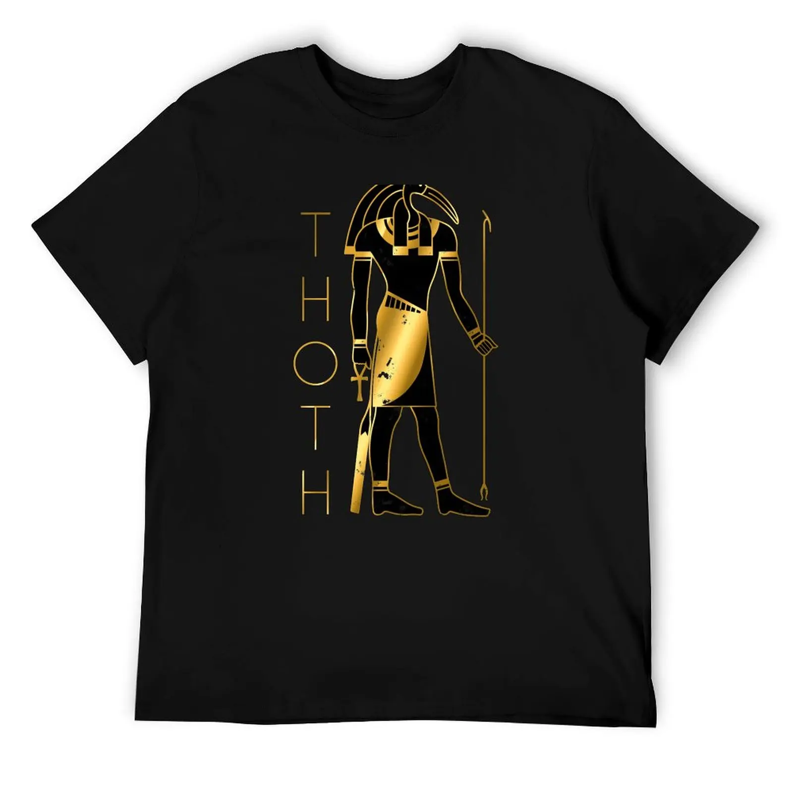 

Thoth - Black and Gold T-Shirt man t shirt graphic man t shirts for men casual man t shirt designer T-Shirt
