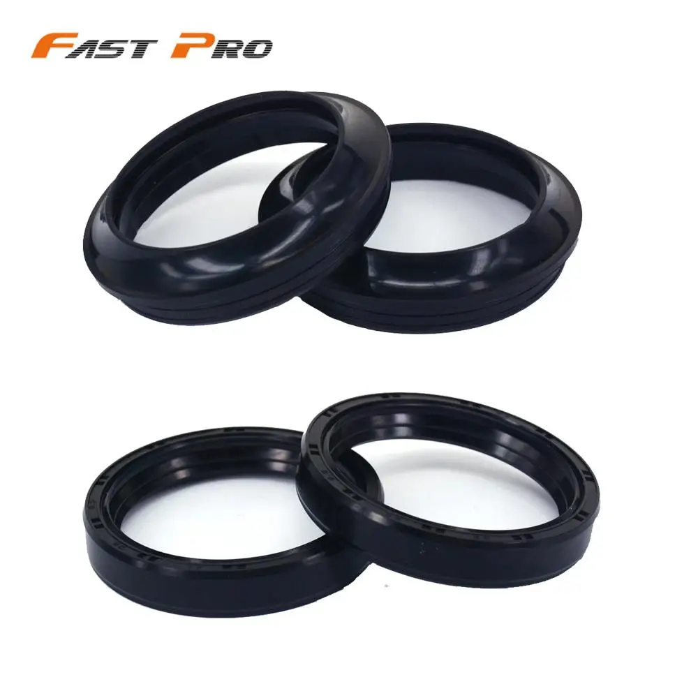 Front Fork Damper dust seal Motorcycle Motocross For YZ80 YZ85 TZ250 XV535 FJ600 FZ600 TX750 XV750 Motorbike Shock Absorber