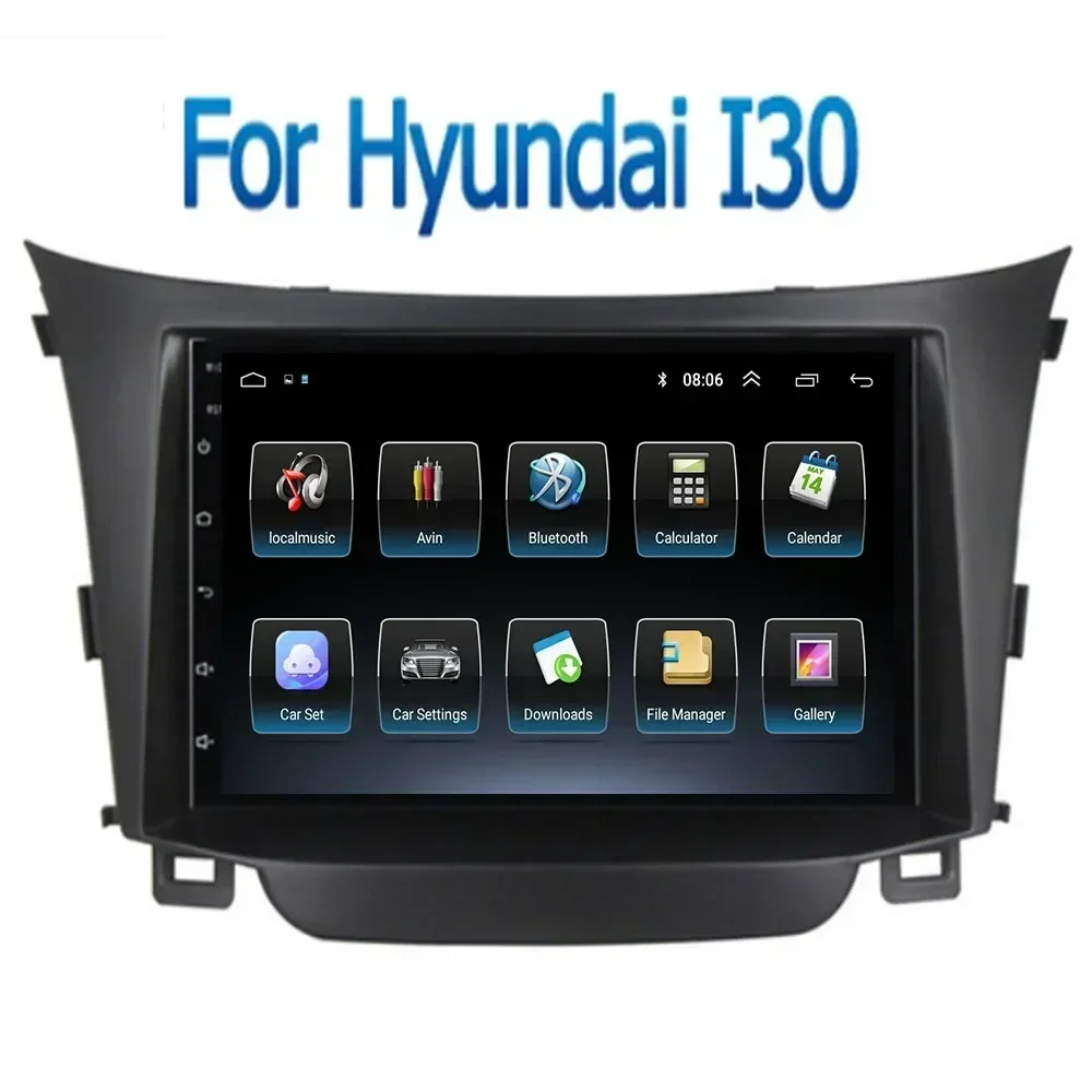 สําหรับ Hyundai I30 Elantra GT 2012 2013 2014 2015 2016 ถึง 2050 รถวิทยุ Android 13 Auto CarPlay GPS นําทางไม่มีเครื่องเล่น DVD