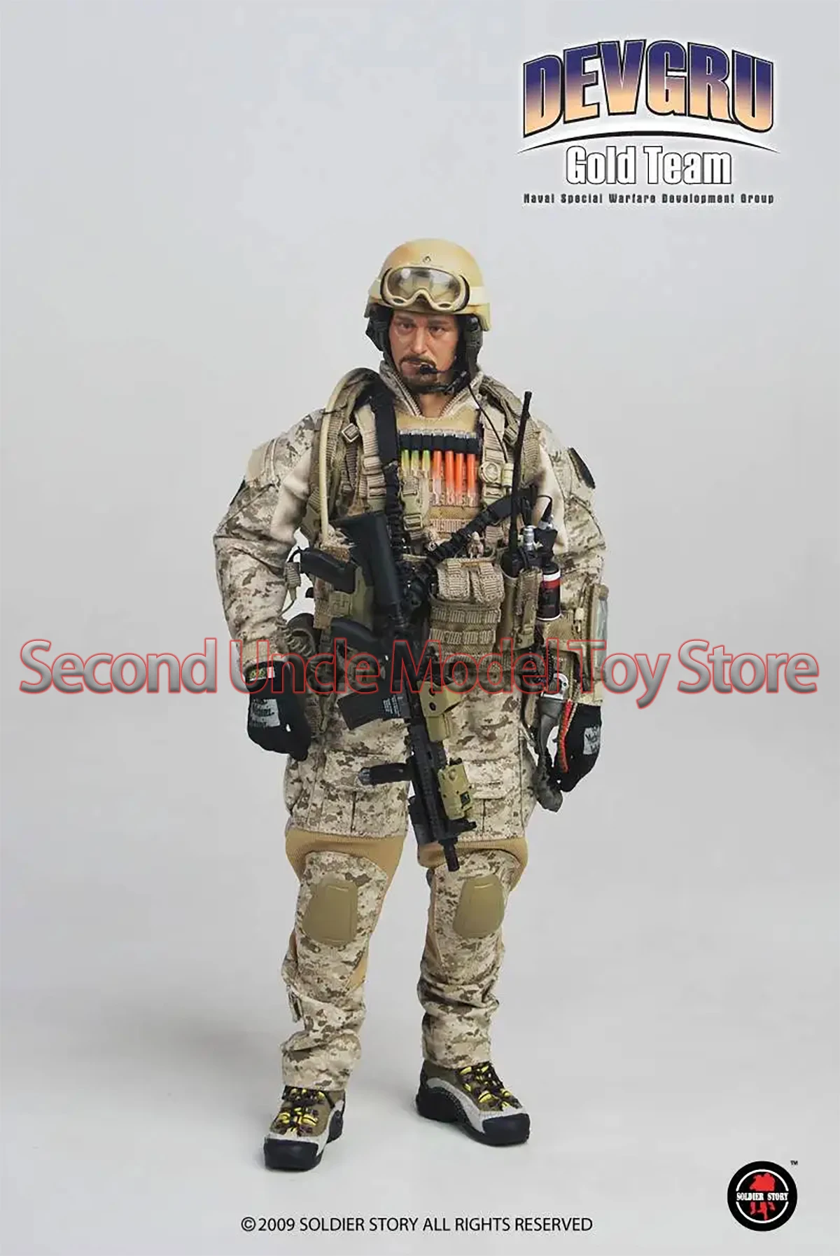 

Soldier Story SS033 1/6 Seal Special Forces Gold Team 12'' Male Soldier Military Action Figure Full Set Collectible Model Toys