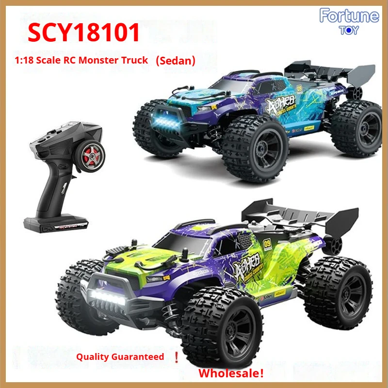 SCY-18101 Remote Control High Speed Car 1:18 Scale 4Wd Full Proportion Monster Truck Off Road All Terrain Outdoor Vehicle